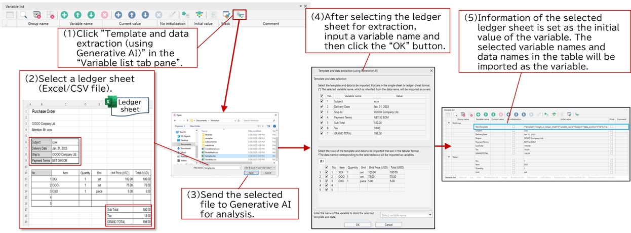 Easy Ledger Sheet Operation